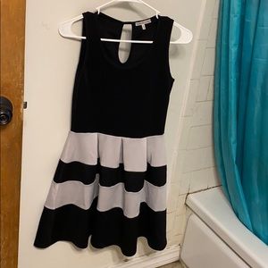 Black and white dress